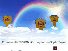 Tablet Screenshot of orthophoniste-sophro.fr